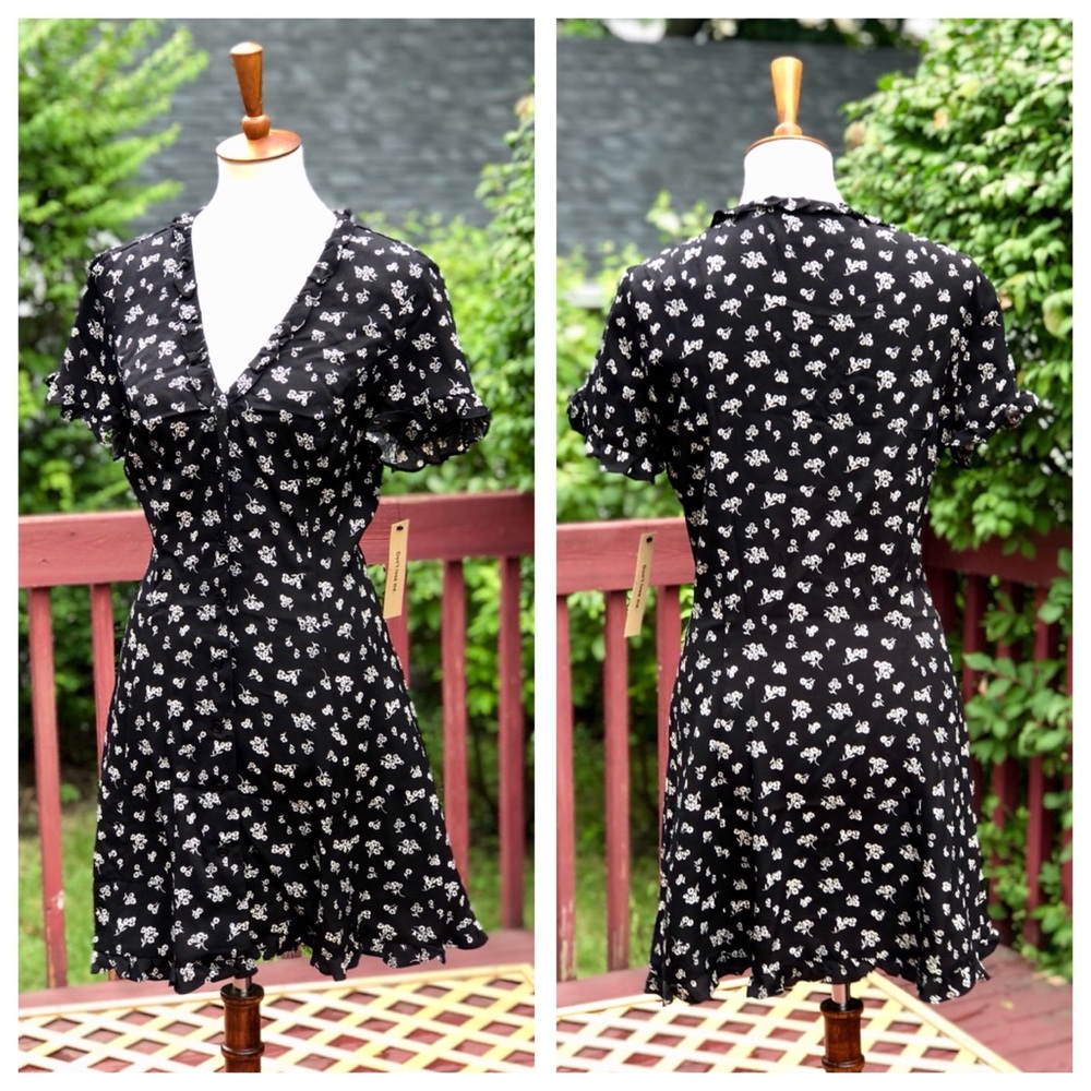 NWT Reformation Dallas Dress in Sierra Print Sz 10